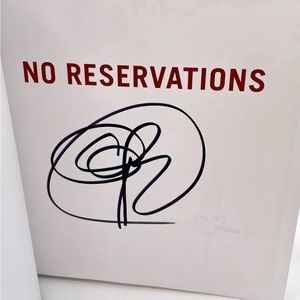 Signed - No Reservations Anthony Bourdain 2007 Hardcover Book First Edition Rare